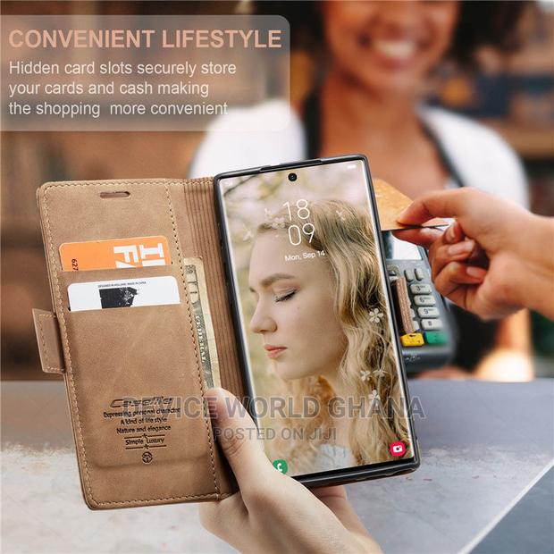 Caseme Leather Flip Case 4 Samsung S25ultra S24u S23u S22u + · Photo 7