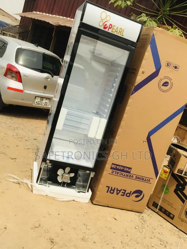 Pearl Display Electric Glass PVC-424-2b Singledoor Fridge · Photo 1