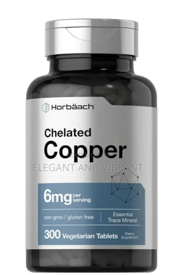 Chelated Copper Supplement 6mg | 300 Tablets · Photo 1