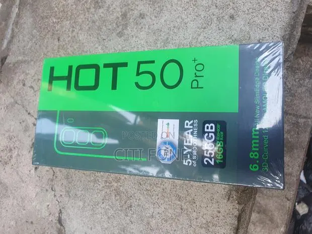 New Infinix Hot 50 Pro+ 4G 256 GB Black · Photo 1