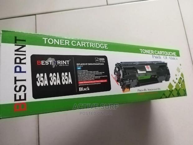 HP Compatible 35A Toner Cartridge. · Photo 1