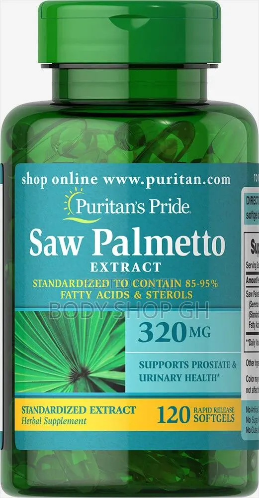 Puritans Pride Saw Palmetto Standardized Extract 320 Mg · Photo 1