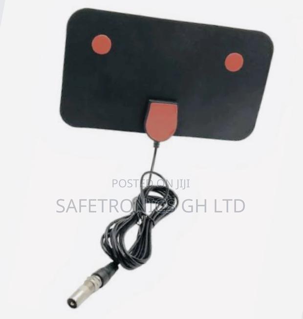 Indoor HD Digital TV Antenna - Black · Photo 1