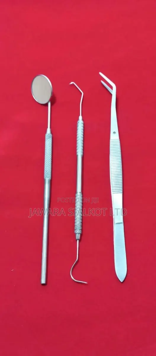 Dental Examination Kit 3 Pieces Stainless Steel · Photo 1