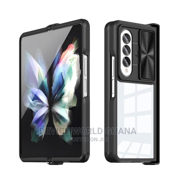 Samsung Z Fold 4 Case With Camera and Hinge Protection Clear · Photo 1