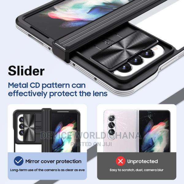 Samsung Z Fold 4 Case With Camera and Hinge Protection Clear · Photo 3