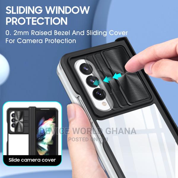 Samsung Z Fold 4 Case With Camera and Hinge Protection Clear · Photo 4