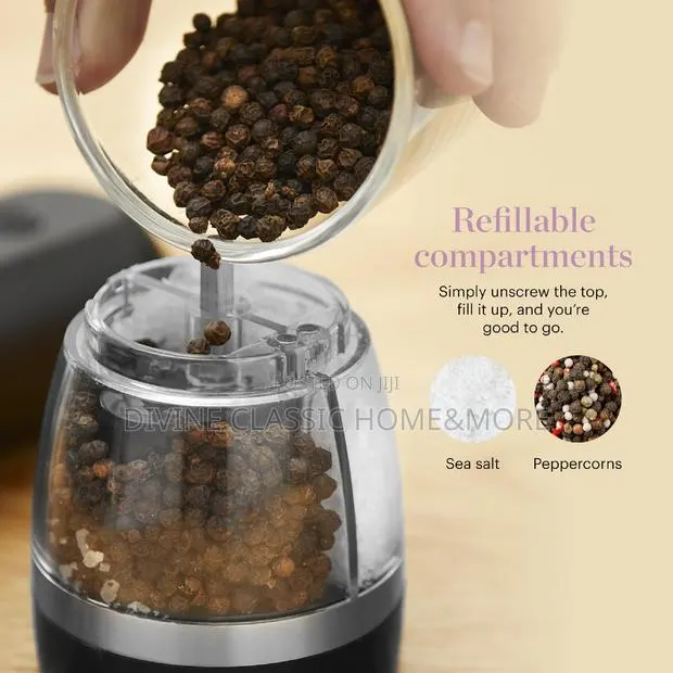Tower Duo Rechargeable Salt and Pepper Mill · Photo 1