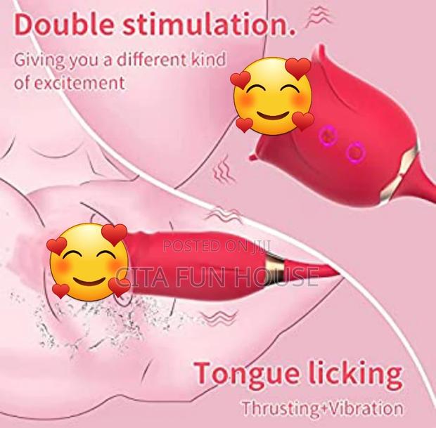 Rose Thrusting Clit Licker/ Dildo Vibrator · Photo 2