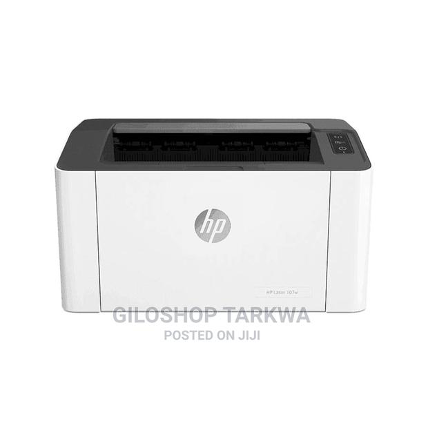 Hp Laserjet Pro M107w Wireless Laser Printer - White · Photo 2