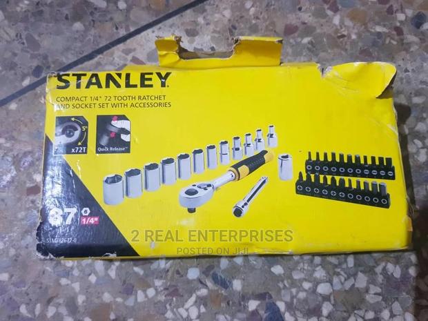 Stanley Ratchet and Sockets Set 37 Pieces · Photo 1