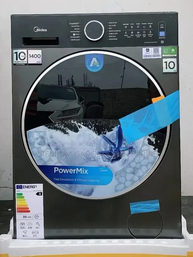 Midea 10kg Fast Wash, Perfect Fit BLDC Inverter Motor MF205 Washer · Photo 1