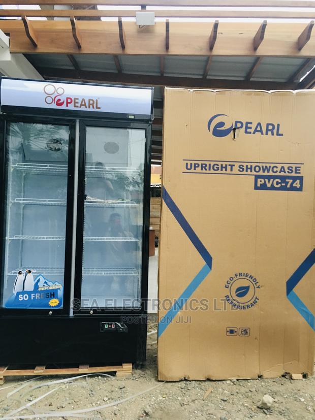 Double Door Glass Display Fridge Pearl 568liters · Photo 1