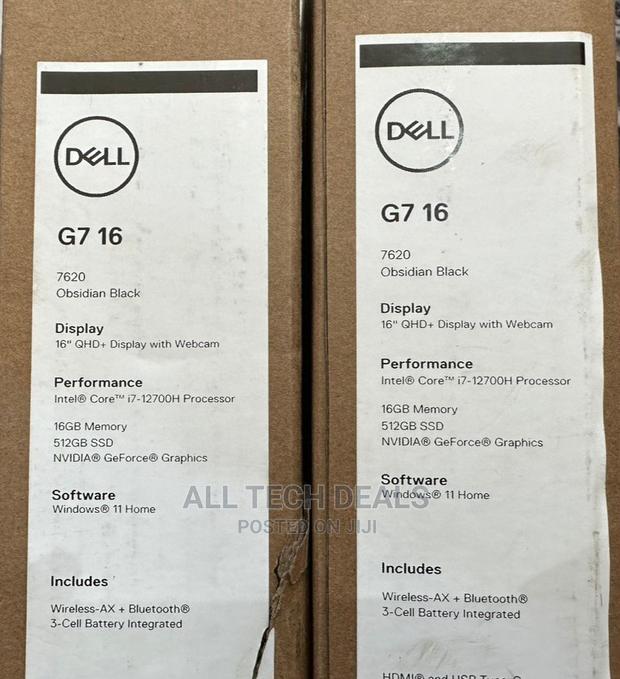 New Laptop Dell G16 7620 16GB Intel Core I7 SSD 512GB · Photo 1