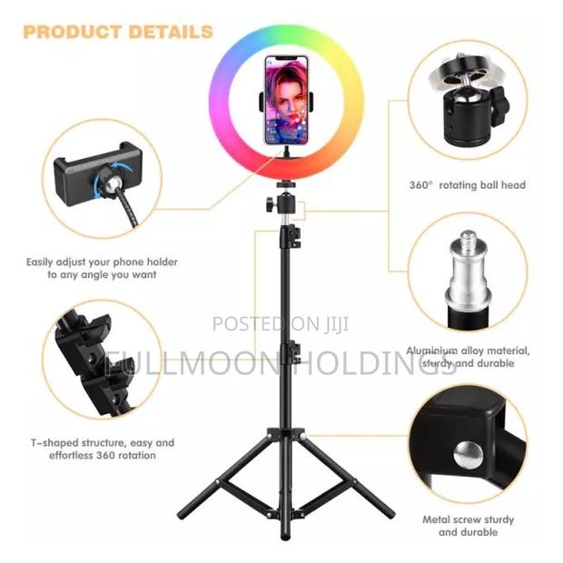 14" RGB Ringlight With Tripod Stand · Photo 7