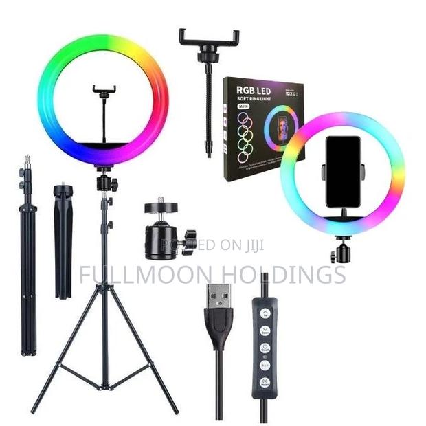 14" RGB Ringlight With Tripod Stand · Photo 1