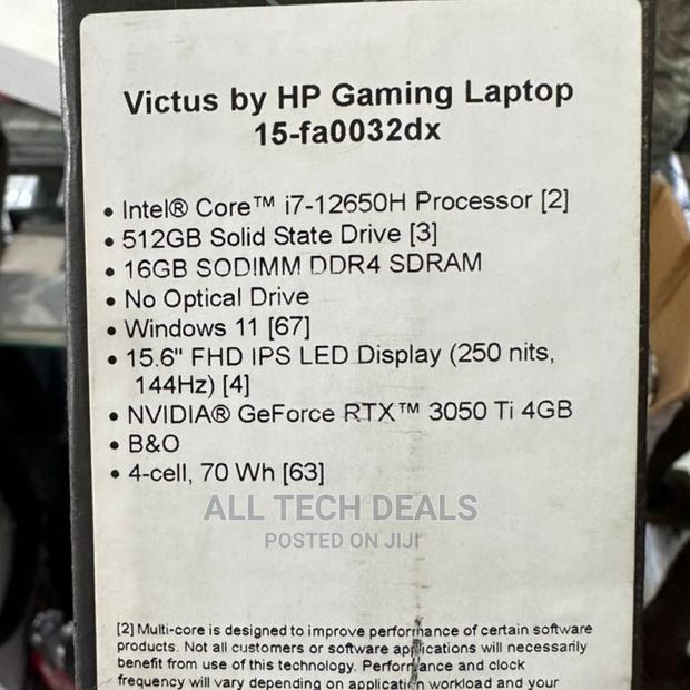 New Laptop HP Victus 16 16GB Intel Core I7 SSD 512GB · Photo 1