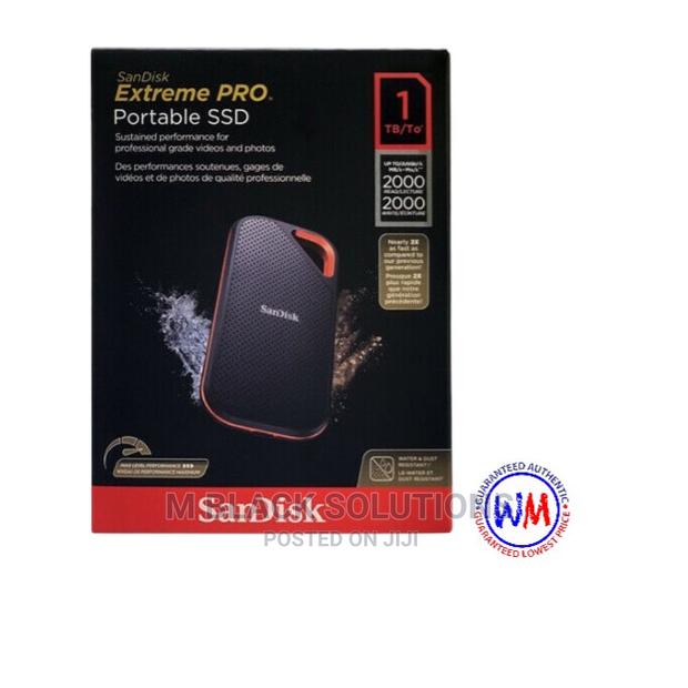 Sandisk Extreme Pro 1tb Portable SSD V2 Up to 2000mb · Photo 1