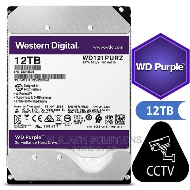 Wd Purple 12tb Surveillance Internal Drive · Photo 1