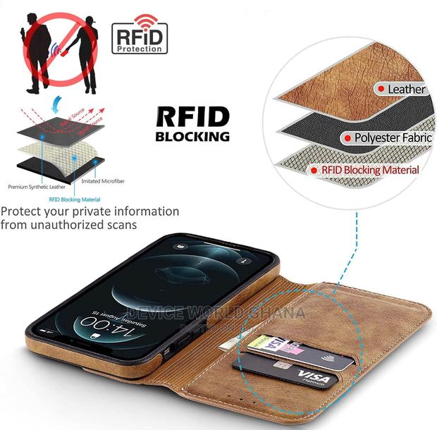 Cau Leather Flip Case Fo iPhone 16pmax 15pm 14pm 13pm 16p 15 · Photo 3