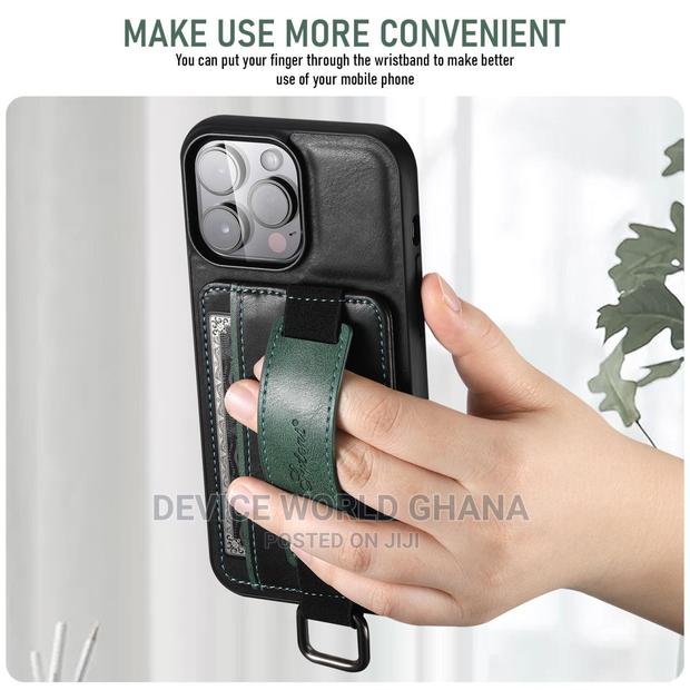 Suteni Leather Back Case for iPhone 15promax 15p 14promax 13 · Photo 2