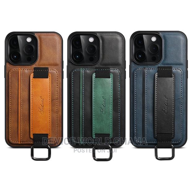 Suteni Leather Back Case for iPhone 15promax 15p 14promax 13 · Photo 1