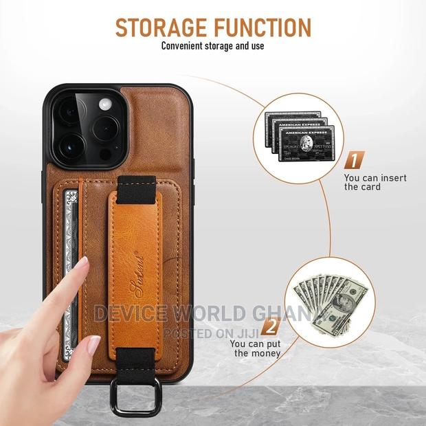 Suteni Leather Back Case for iPhone 15promax 15p 14promax 13 · Photo 6