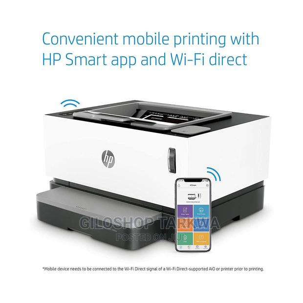 Hp Neverstop 1000w Wifi Enabled Monochrome Laser Printer · Photo 4