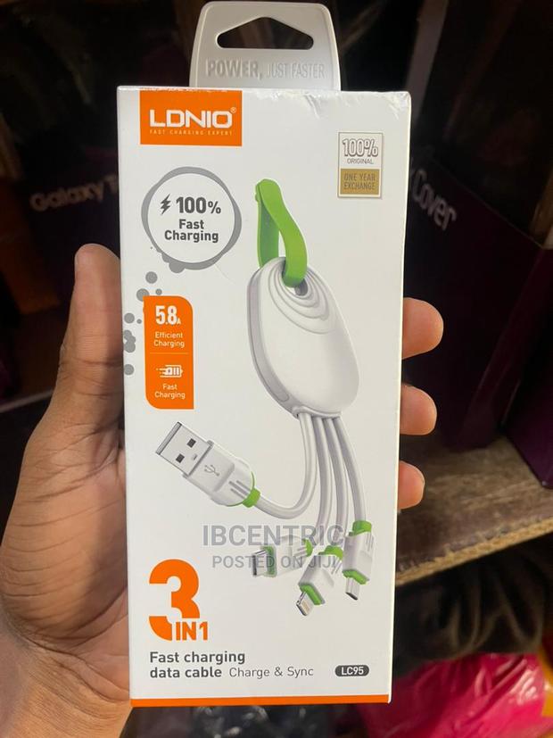 LDNIO 3 in 1 USB Charging and Data Cable · Photo 1