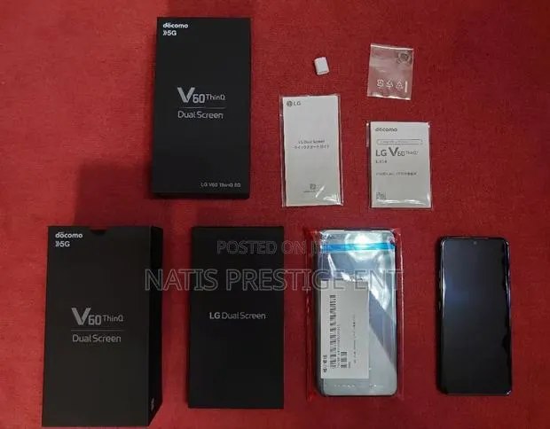 New LG V60 ThinQ 5G 128 GB Black · Photo 1