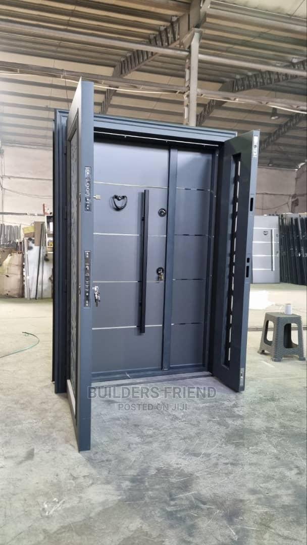 Gray Turkish Door in Heavyduty Security Complete Set · Photo 1