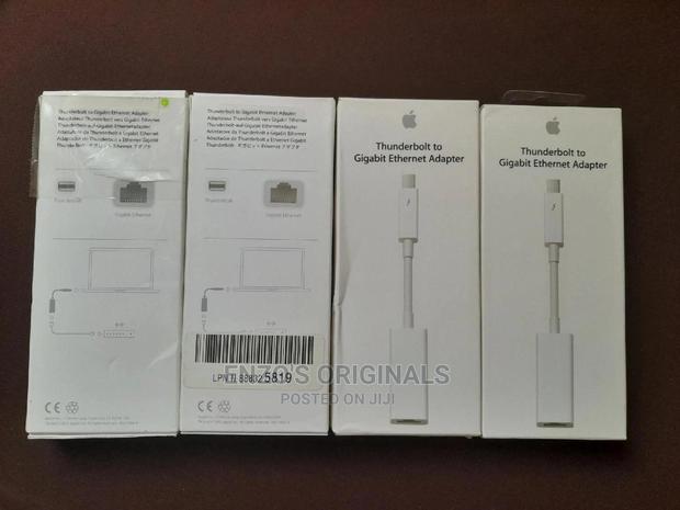 Apple Thunderbolt To Rj45 Lan Ethernet Internet Cable Oem · Photo 1