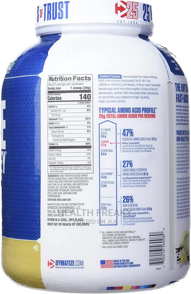 Whey Protein Dymatize Elite 100% Whey Muscle Gain 5lb · Photo 5