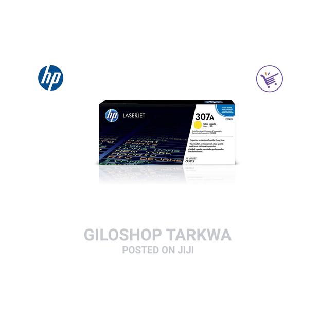 HP 307A Yellow Original Laserjet Toner Cartridge, CE742A · Photo 1