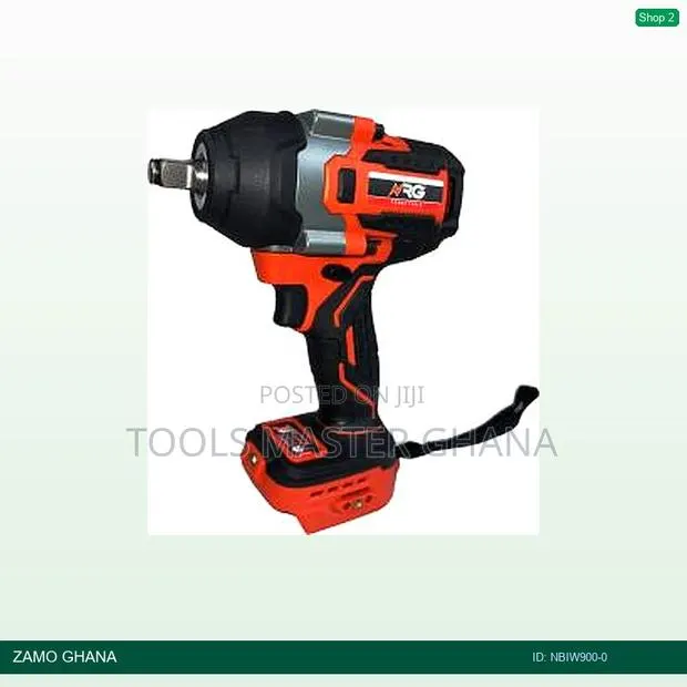 20v Impact Wrench 1/2 Inch Brushless 4level 850nm Led Ligh - Nbiw900-0 · Photo 1