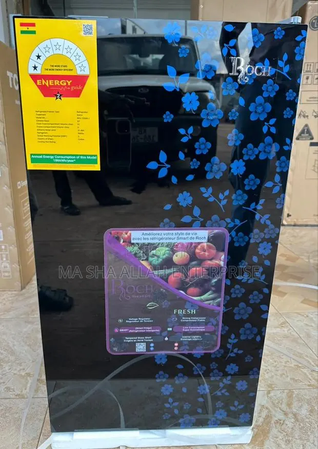 Roch Stylish and Efficient Glassed Table Top Refrigerator 90 Liters · Photo 1