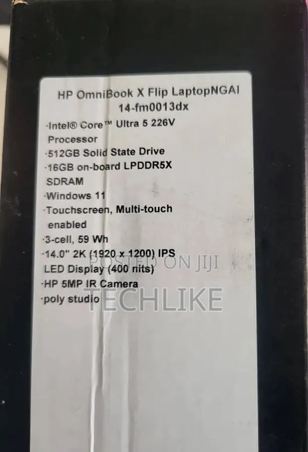 New Laptop HP OmniBook 5 Flip 16GB Intel Core i7 SSD 512GB · Photo 4
