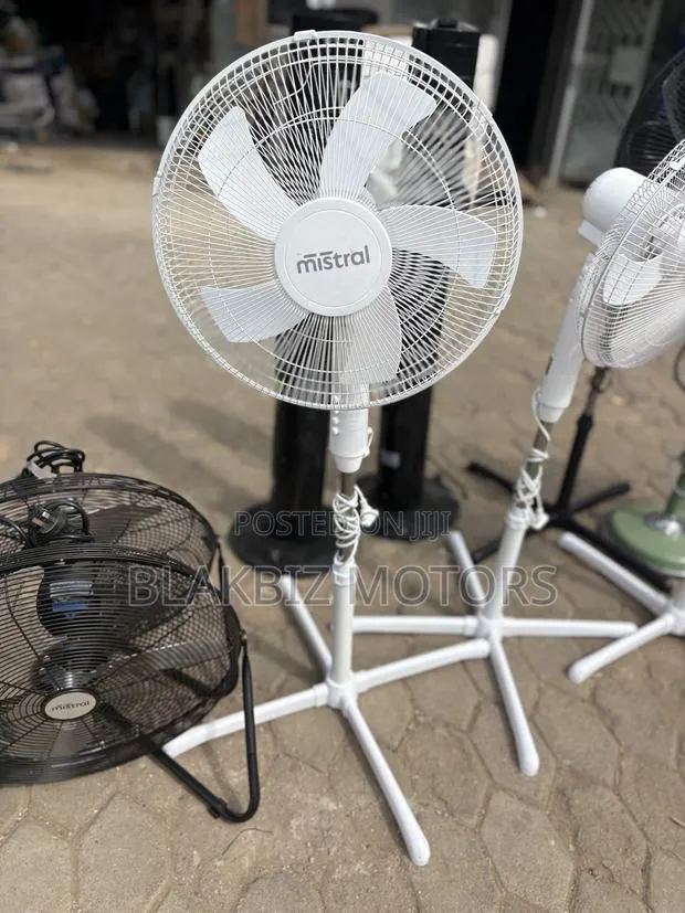 Mistral 40cm (16-Inch) White Pedestal Standing Fan · Photo 1