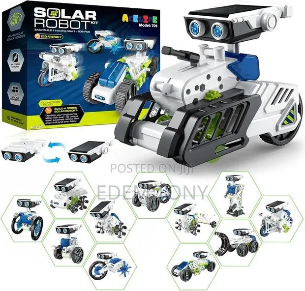 Solar Robot Toy 12-in-1 STEM Kit for Kids 8-12 Educational Fun · Photo 2