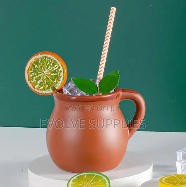 360ml Clay Cup With Handle · Photo 1