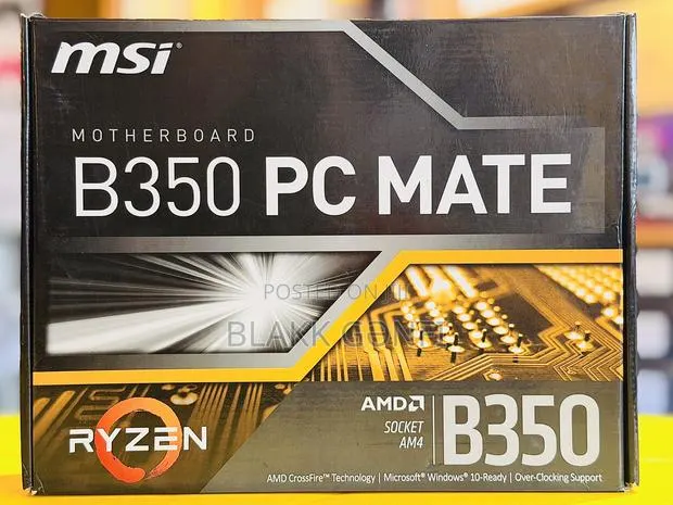 Msi B350 PC Mate AmD Ryzen Motherboard · Photo 1