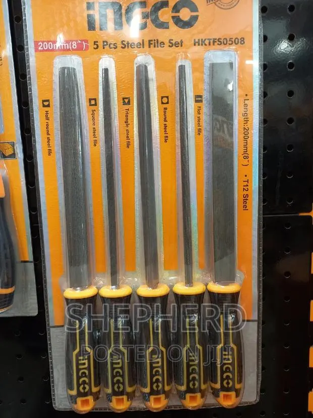 5pcs Steel File Set · Photo 1