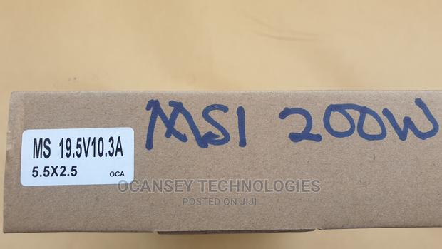 Original MSI 19.5V 10.5A 200w Laptop Charger 5.5x2.5 Pin · Photo 3