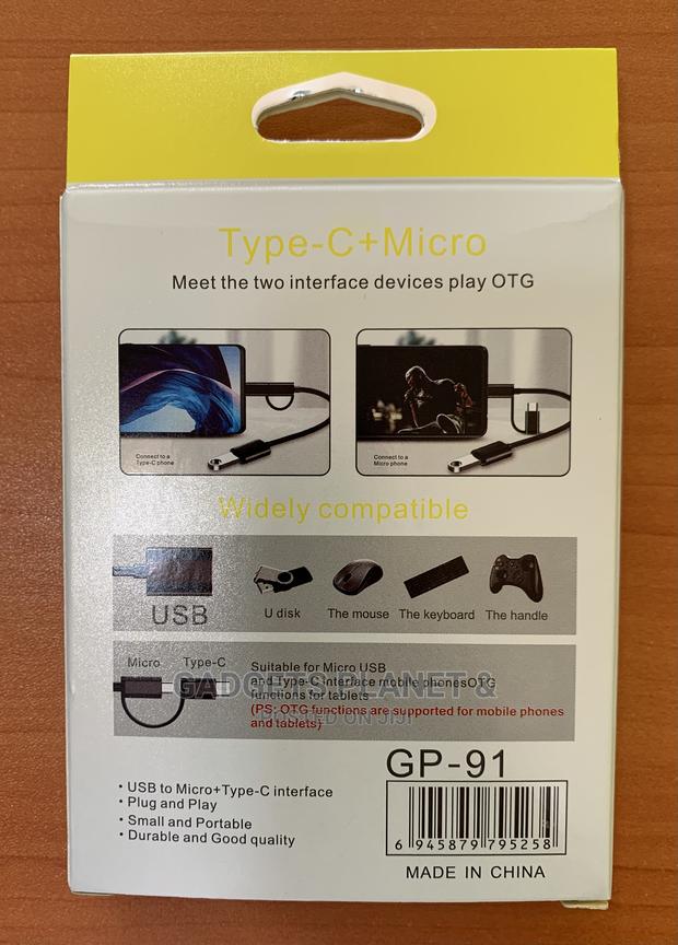 2 in 1 OTG Line - Type C and Micro USB · Photo 2
