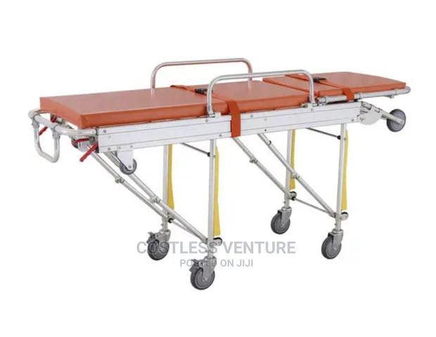 Greenlife Stainless Steel Patient Emergency Stretcher Trolle · Photo 2