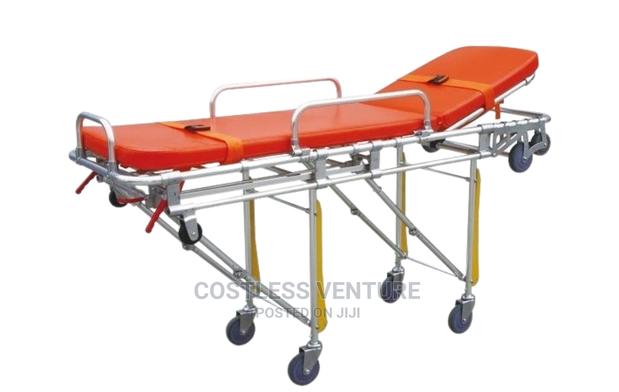 Greenlife Stainless Steel Patient Emergency Stretcher Trolle · Photo 4