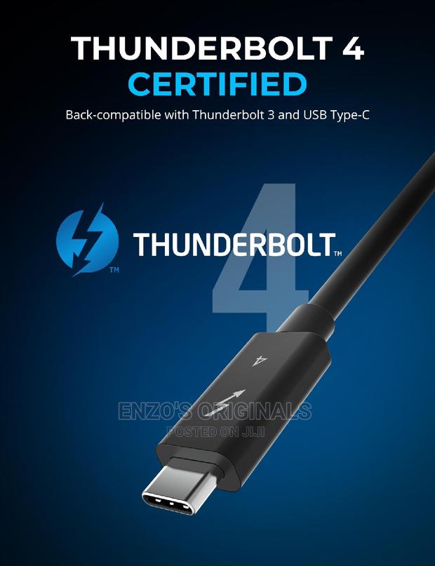 Thunderbolt 4 Cable Certified 240 Watt Pd At 60hz 40gbps · Photo 1