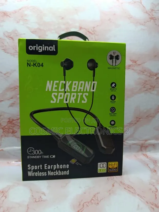 Original N- Durable Wireless Neckband Earphones · Photo 1
