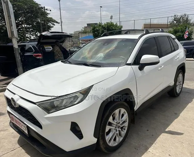 Toyota RAV4 XLE AWD 2019 White · Photo 1