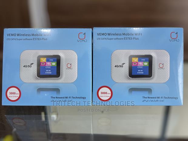 Vemo Wireless Mobile Wi-Fi With 300mah Battery and Screen · Photo 1